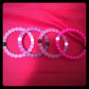 Lot of 4 Small Lokai bracelets.